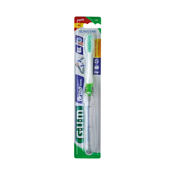 GUM Reisezahnbürste KFO weich 12St | 284455