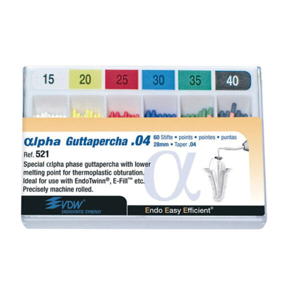 Alpha Guttapercha Taper .04 35 60St | 306488