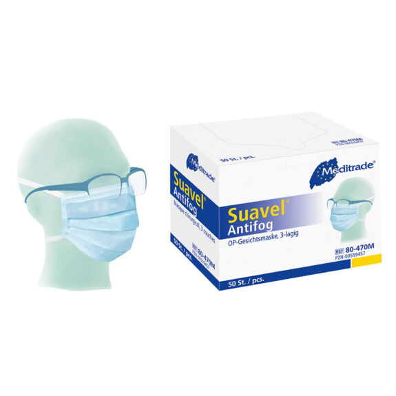 Suavel Antifog Masken Brillenträger 50St | 299605