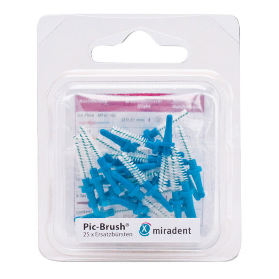 Pic Brush Ersatzbürsten blau   25St | 308697