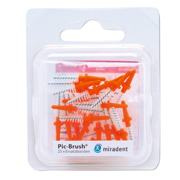 Pic Brush Ersatzbürsten orange 25St | 308699