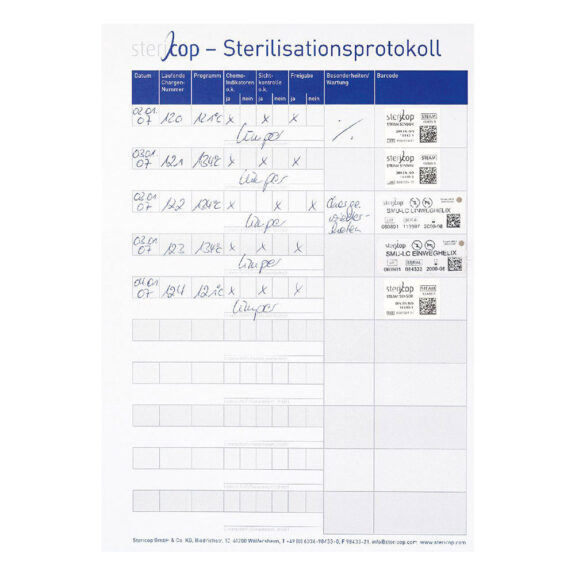 Steritagebuch Ergänzungsbl. 50St | 312917